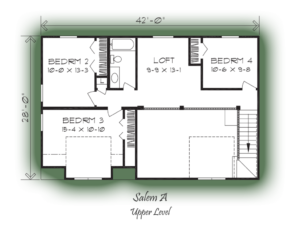 salem a upper plan